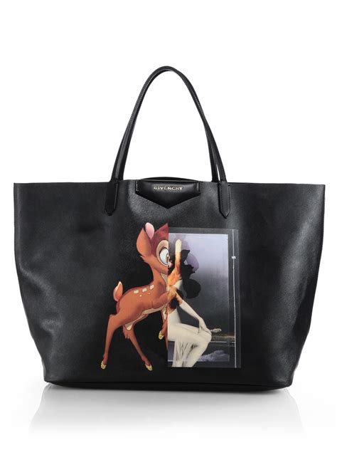 givenchy shopping bag bambi|Givenchy shopper bag.